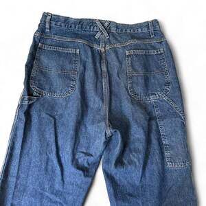 Vintage 90s Y2K Crossroads Carpenter Jeans Plus Size 34” Dark Wash Skater Baggy